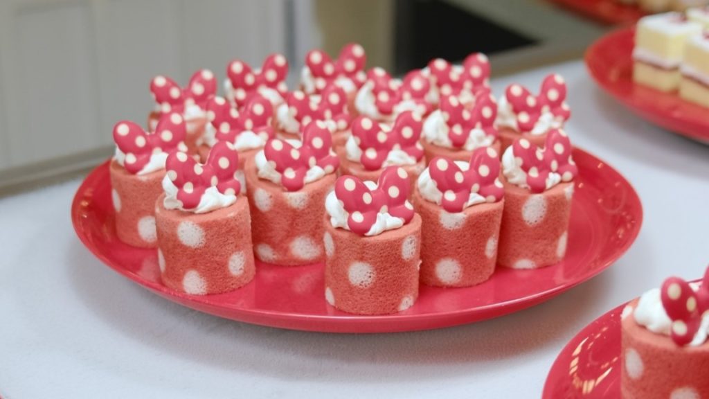 ミニーちゃんのロールケーキ