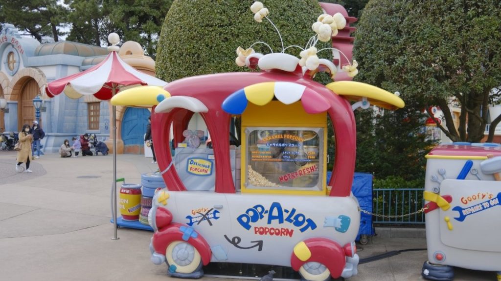 トゥーンタウンのポップコーンワゴン